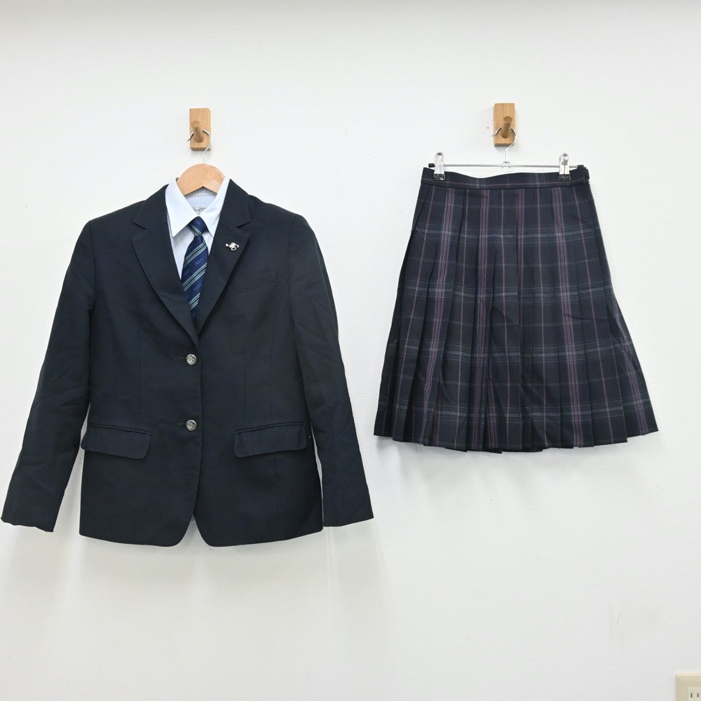 中古制服】鹿児島県 鳳凰高等学校 女子制服 5点(ブレザー 中古制服】鹿児島県 鳳凰高等学校 女子制服 5点(ブレザー
