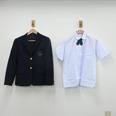 【中古】長野県 富士見高等学校 女子制服 6点（ブレザー・ベスト・シャツ・スカート）sf010957