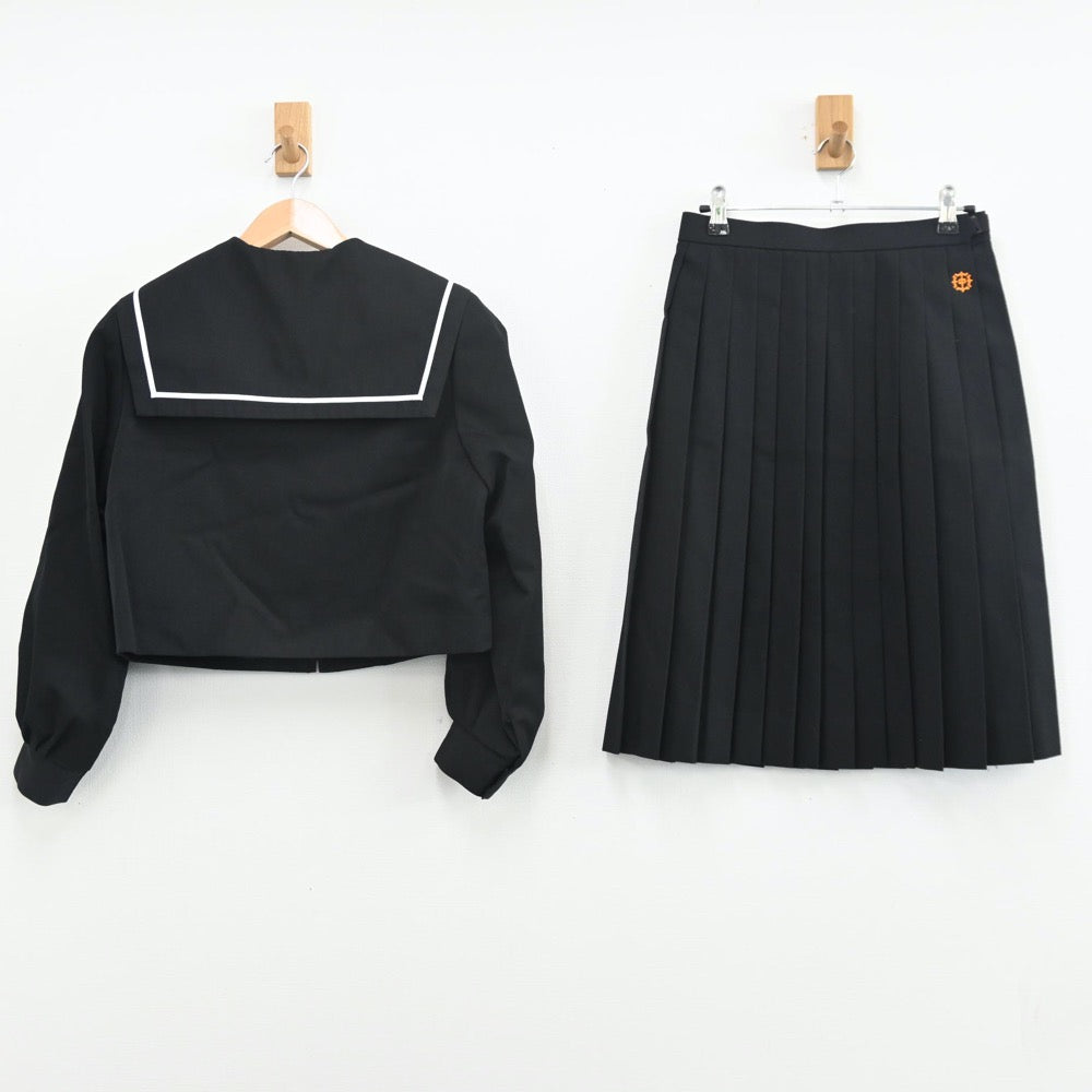 【中古】三重県 成徳中学校 女子制服 3点（セーラー服・スカート・スカート）sf011003