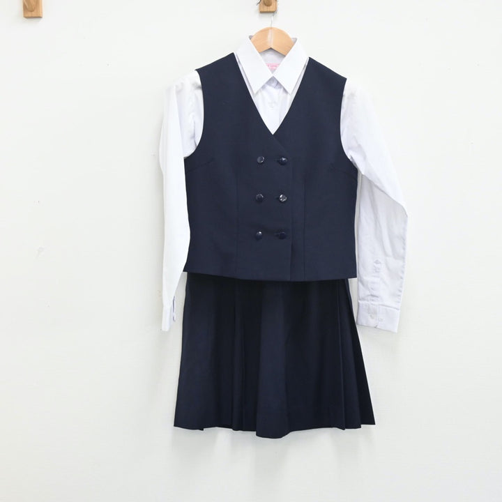 中古制服】埼玉県 所沢西高等学校 女子制服 3点（ベスト・シャツ・スカート）sf011018【リサイクル学生服】 | 中古制服通販パレイド