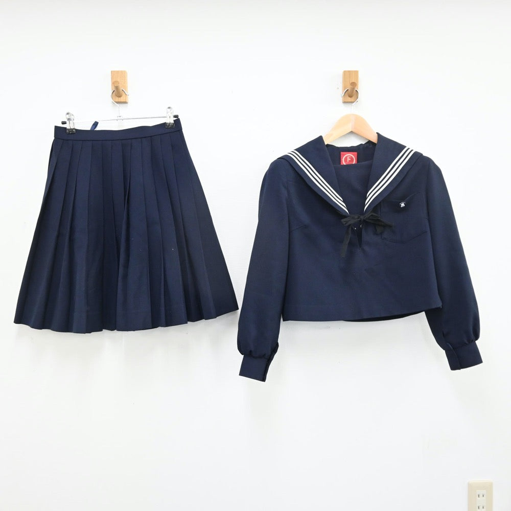 【中古】愛知県 愛知県立一宮高等学校 女子制服 3点（セーラー服・スカート）sf011030