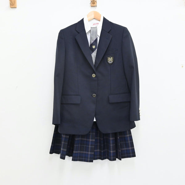 【中古制服】岡山県 岡山中学校・高等学校 女子制服 4点（ブレザー・シャツ・スカート）sf011034【リサイクル学生服】 | 中古制服通販パレイド