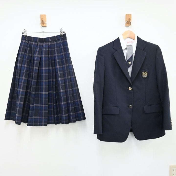 【中古制服】岡山県 岡山中学校・高等学校 女子制服 4点（ブレザー・シャツ・スカート）sf011034【リサイクル学生服】 | 中古制服通販パレイド