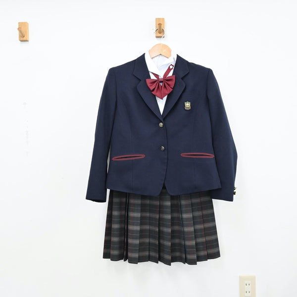 【中古制服】北海道 札幌日本大学高等学校 女子制服 6点（ブレザー・シャツ・シャツ・ニット・スカート）sf011055【リサイクル学生服】 | 中古制服 通販パレイド