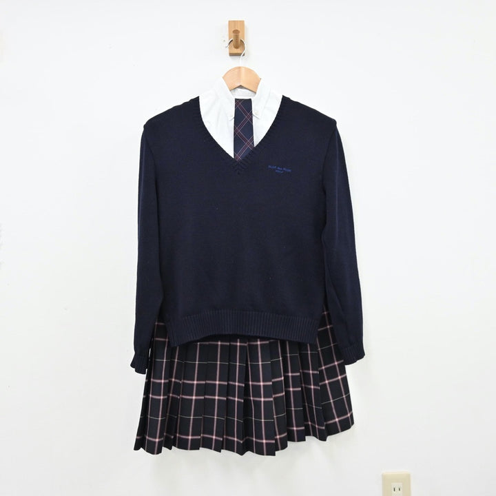 【中古制服】埼玉県 東京成徳大学深谷高等学校 女子制服 6点（ブレザー・シャツ・シャツ・ニット・スカート）sf011089【リサイクル学生服】 |  中古制服通販パレイド