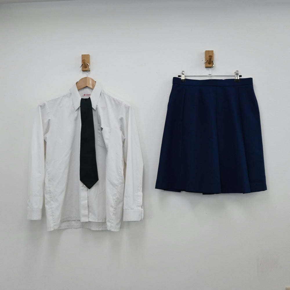 【中古】埼玉県 熊谷西高等学校 女子制服 5点（ブレザー・シャツ・スカート）sf011093