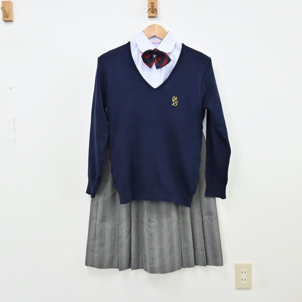 中古制服】奈良県 智辯学園中学校・高等学校 女子制服 6点（ブレザー・シャツ・ニット・スカート）sf011095【リサイクル学生服】 | 中古制服 通販パレイド