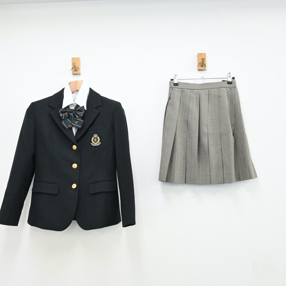 【中古】東京都 東洋高等学校 女子制服 4点（ブレザー・シャツ・スカート）sf011116