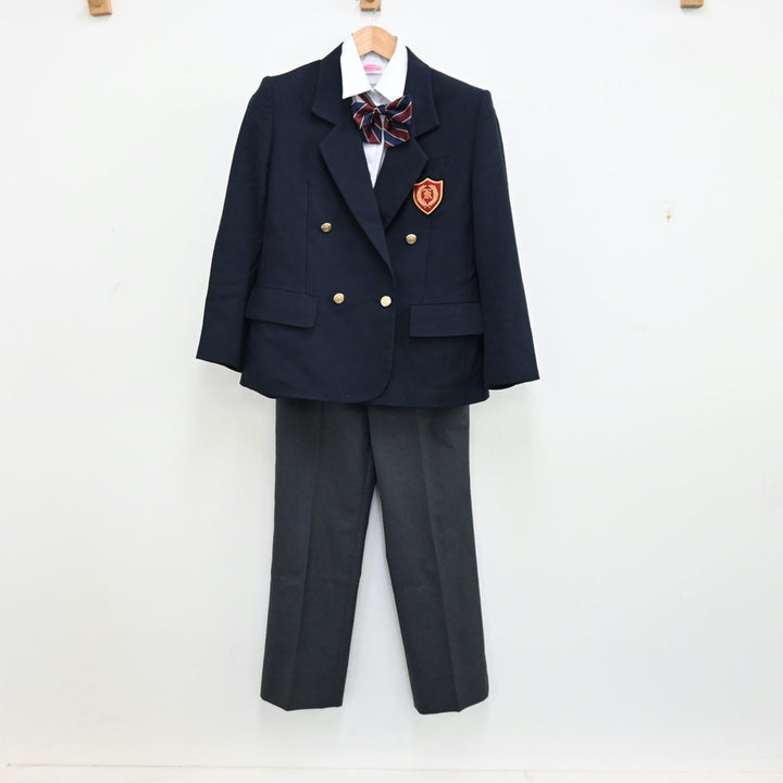 中古制服】神奈川県 釜利谷高等学校 女子制服 5点（ブレザー・シャツ・ズボン・スカート）sf011129【リサイクル学生服】 | 中古制服通販パレイド