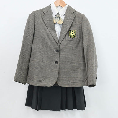 【中古】東京都 日本大学第二高等学校 女子制服 6点（ブレザー・シャツ・スカート）sf011149
