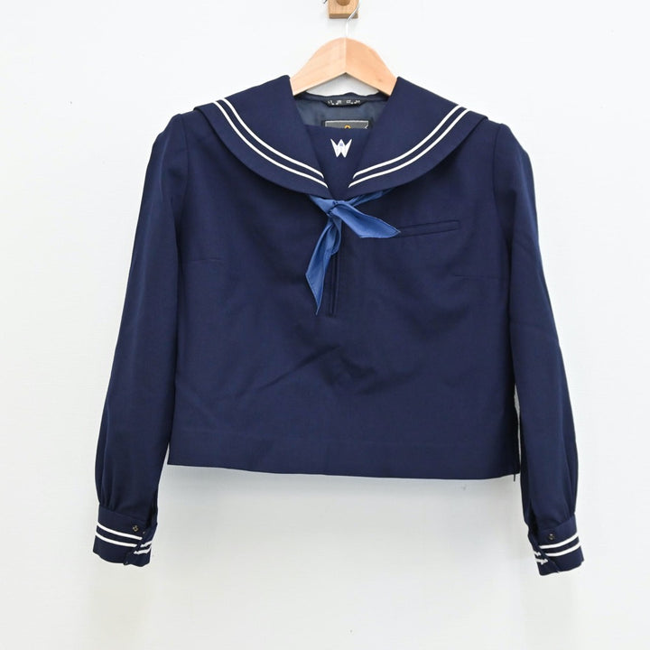 中古制服】岩手県 盛岡北高等学校 女子制服 3点（セーラー服