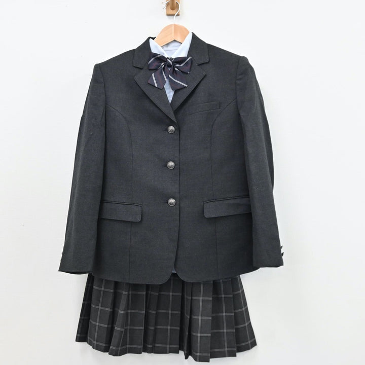 【中古】茨城県 大成女子高等学校 女子制服 5点（ブレザー・シャツ・スカート）sf011162