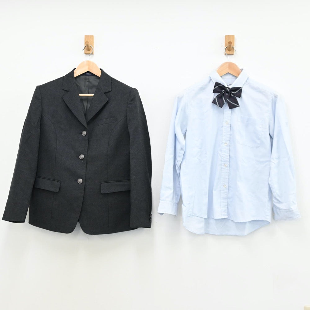 【中古】茨城県 大成女子高等学校 女子制服 5点（ブレザー・シャツ・スカート）sf011162