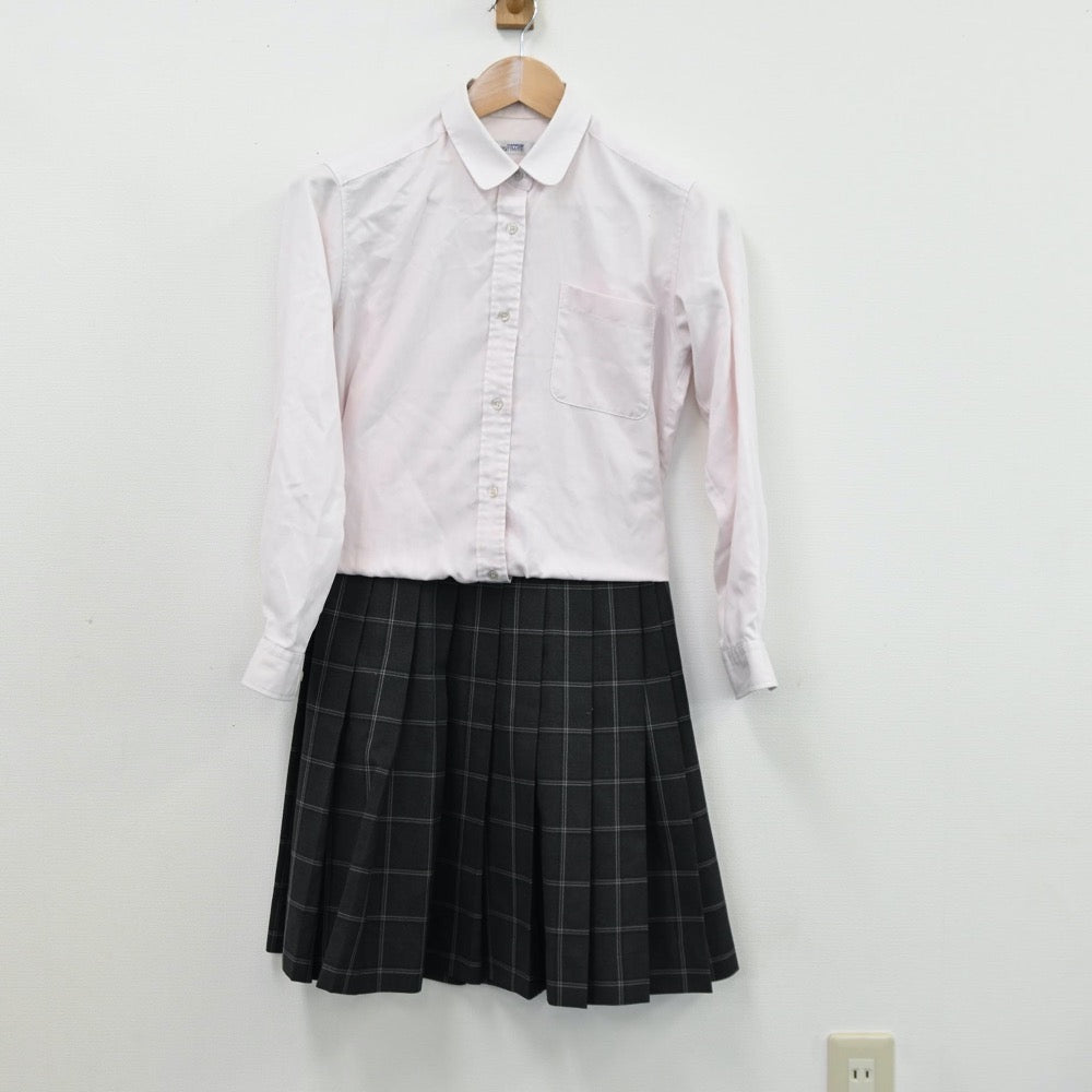 【中古】茨城県 大成女子高等学校 女子制服 5点（ブレザー・シャツ・スカート）sf011162