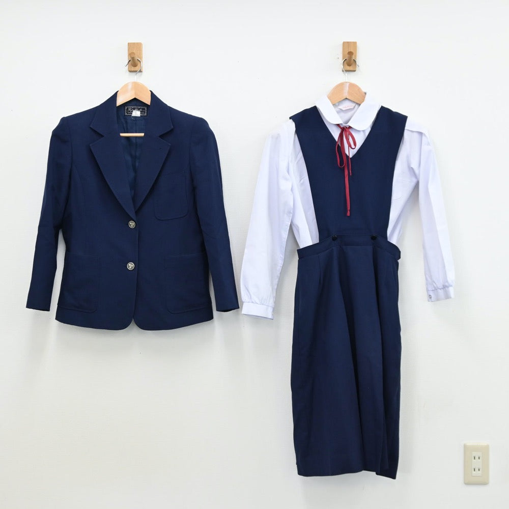 中古制服】神奈川県 宮内中学校 女子制服 4点（ブレザー・シャツ・ジャンパースカート）sf011169【リサイクル学生服】 | 中古制服通販パレイド