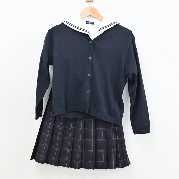 中古制服】秋田県 花輪高等学校 女子制服 2点（セーラー服