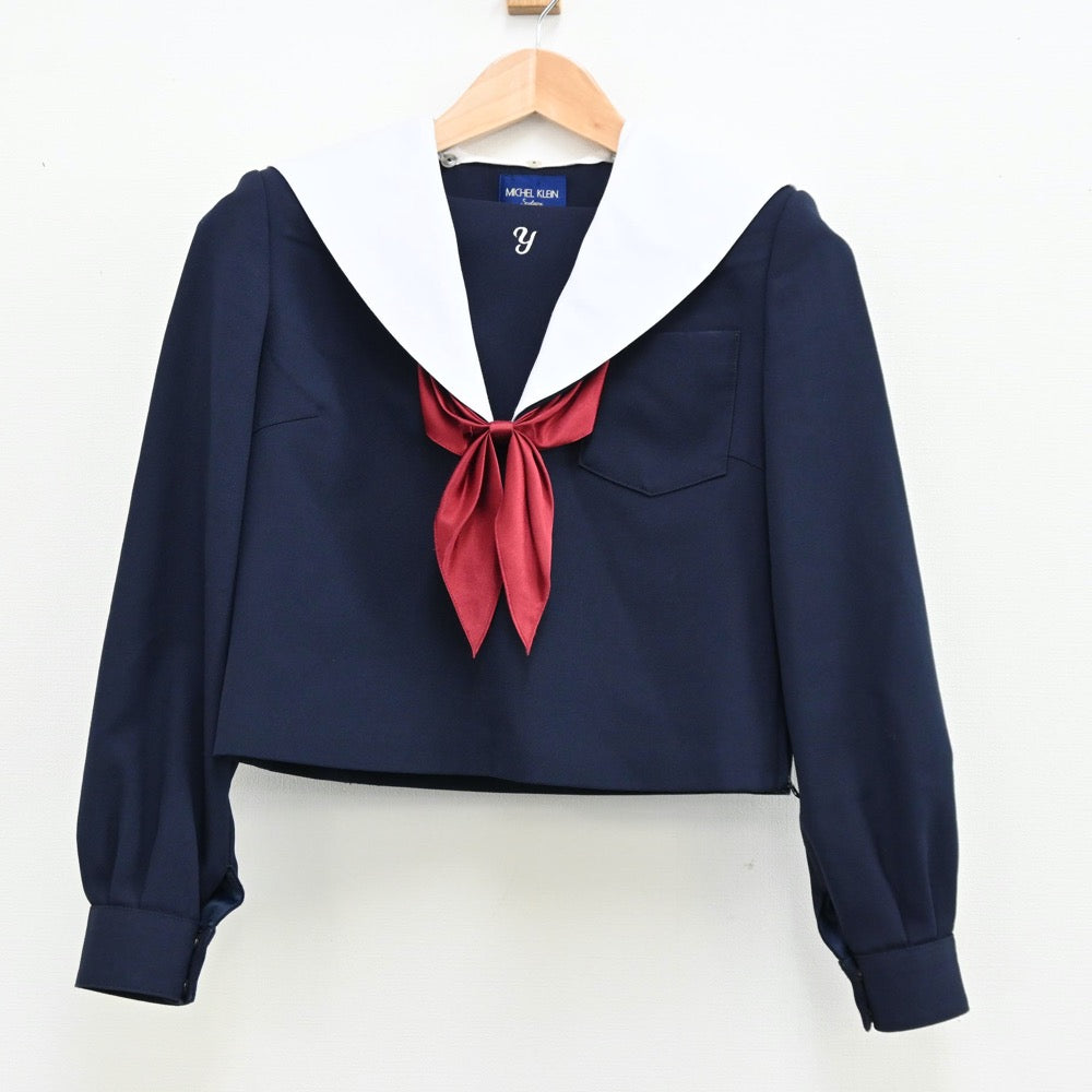 中古制服】岐阜県 陽南中学校 女子制服 4点（セーラー服・スカート）sf011187【リサイクル学生服】 | 中古制服通販パレイド