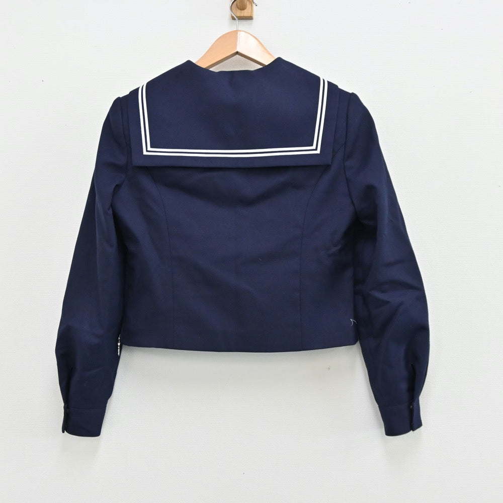 【中古】北海道 向陵中学校 女子制服 4点（セーラー服・シャツ・ジャンパースカート）sf011190