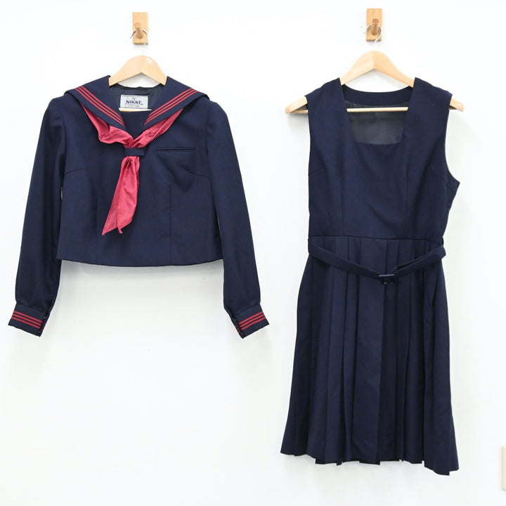 【中古制服】神奈川県 相模丘中学校 女子制服 4点（セーラー服・ジャンパースカート・スカート）sf011214【リサイクル学生服】 |  中古制服通販パレイド