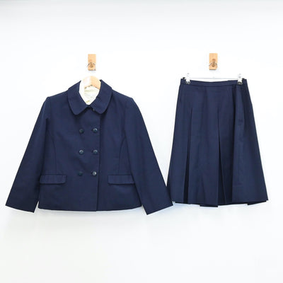 【中古】宮崎県 宮崎大宮高等学校 女子制服 3点（ブレザー・シャツ・スカート）sf011243