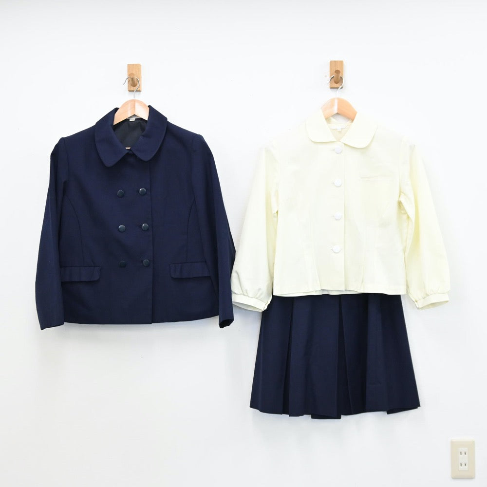 【中古】宮崎県 宮崎大宮高等学校 女子制服 3点（ブレザー・シャツ・スカート）sf011244