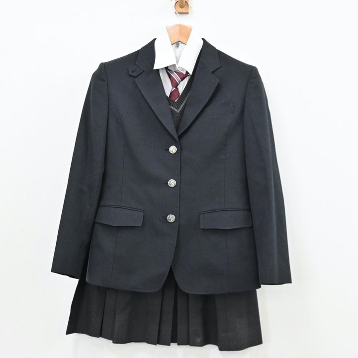 中古制服】三重県 鈴鹿市神戸高等学校 女子制服 5点（ブレザー・シャツ・ニット・スカート）sf011258【リサイクル学生服】 | 中古制服通販パレイド