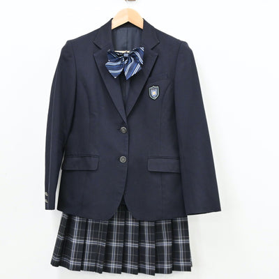 【中古】東京都 調布市立第五中学校 女子制服 3点（ブレザー・スカート）sf011270