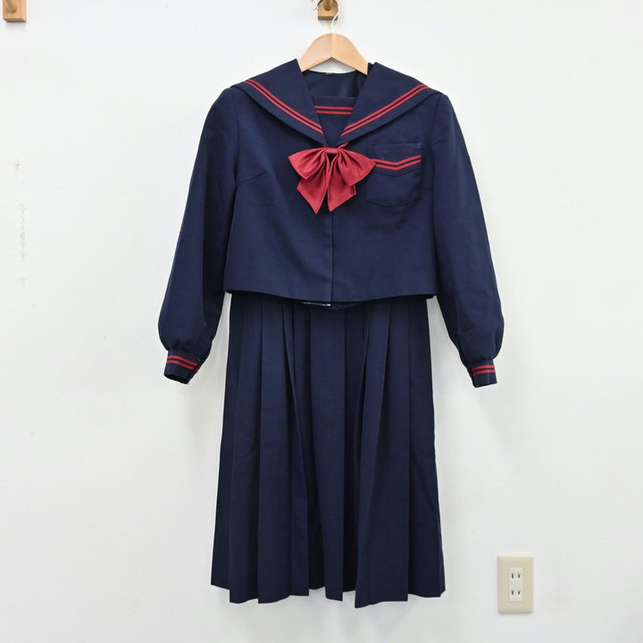 中古制服】鹿児島県 鹿児島市立甲南中学校 女子制服 3点