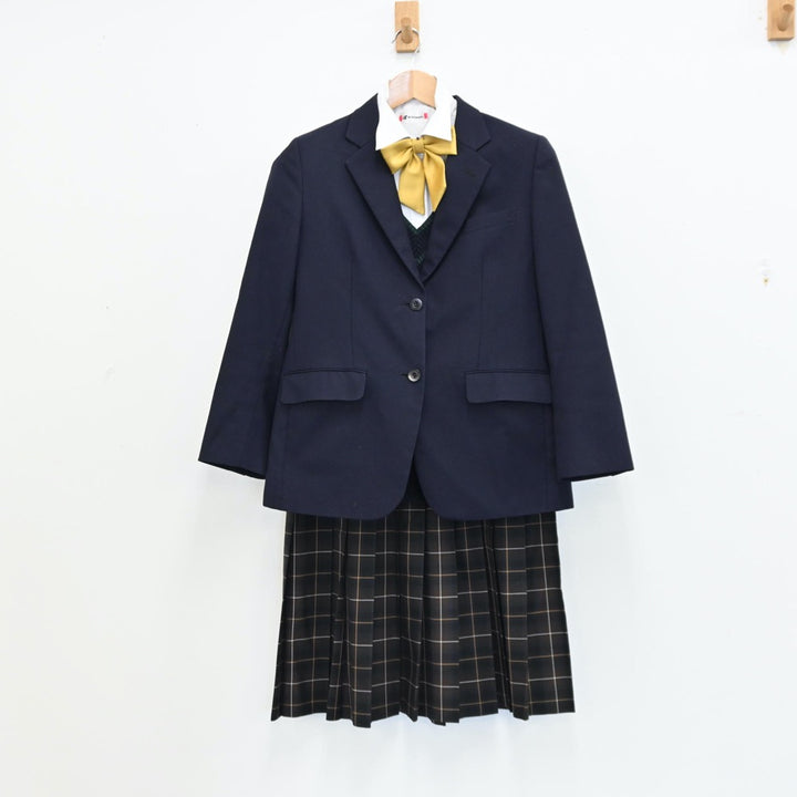 中古制服】福岡県 九州産業大学附属九州高校 女子制服 6点（ブレザー・シャツ・ニット・スカート）sf011342【リサイクル学生服】 | 中古制服 通販パレイド