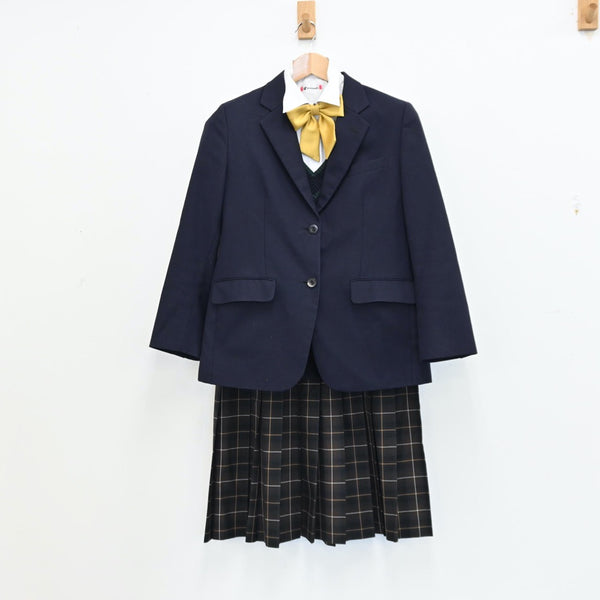 【中古制服】福岡県 九州産業大学附属九州高校 女子制服 6点（ブレザー・シャツ・ニット・スカート）sf011342【リサイクル学生服】 | 中古制服 通販パレイド