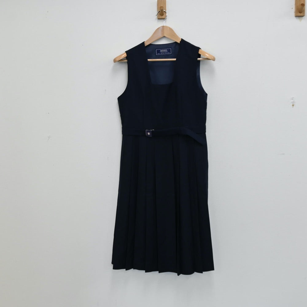 中古制服】千葉県 市川市立第二中学校 女子制服 4点（ブレザー