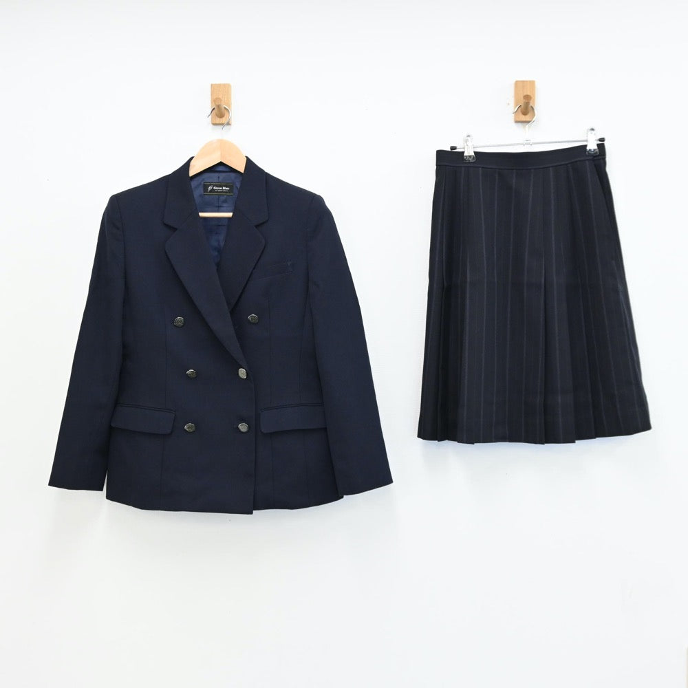 【中古】埼玉県 埼玉県立久喜高等学校 女子制服 3点（ブレザー・スカート）sf011351