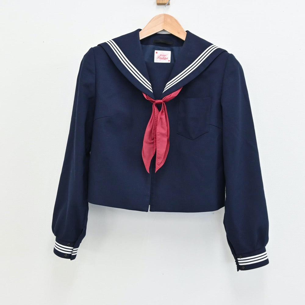 中古制服】青森県 青森市立甲田中学校 女子制服 4点（セーラー服・シャツ・ベスト・スカート）sf011368【リサイクル学生服】 | 中古制服 通販パレイド