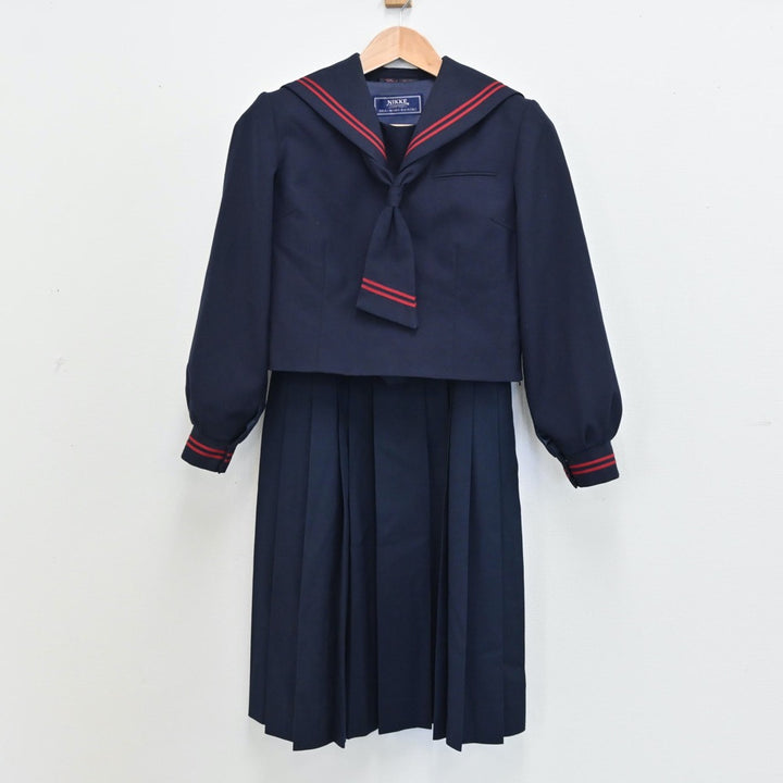 中古制服】埼玉県 越谷市立北中学校 女子制服 2点（セーラー服・ジャンパースカート）sf011392【リサイクル学生服】 | 中古制服通販パレイド