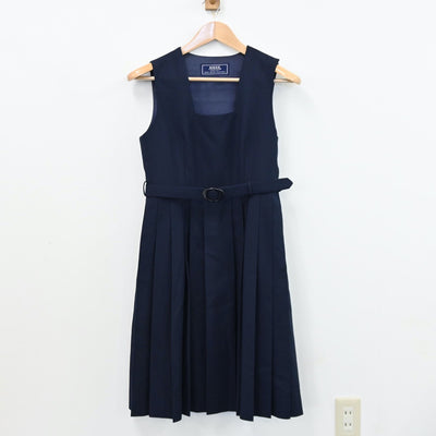 【中古】埼玉県 越谷市立北中学校 女子制服 2点（セーラー服・ジャンパースカート）sf011392