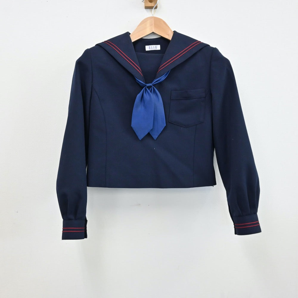 中古制服】福島県 須賀川市立第二中学校 女子制服 3点 中古制服】福島県 須賀川市立第二中学校 女子制服 3点