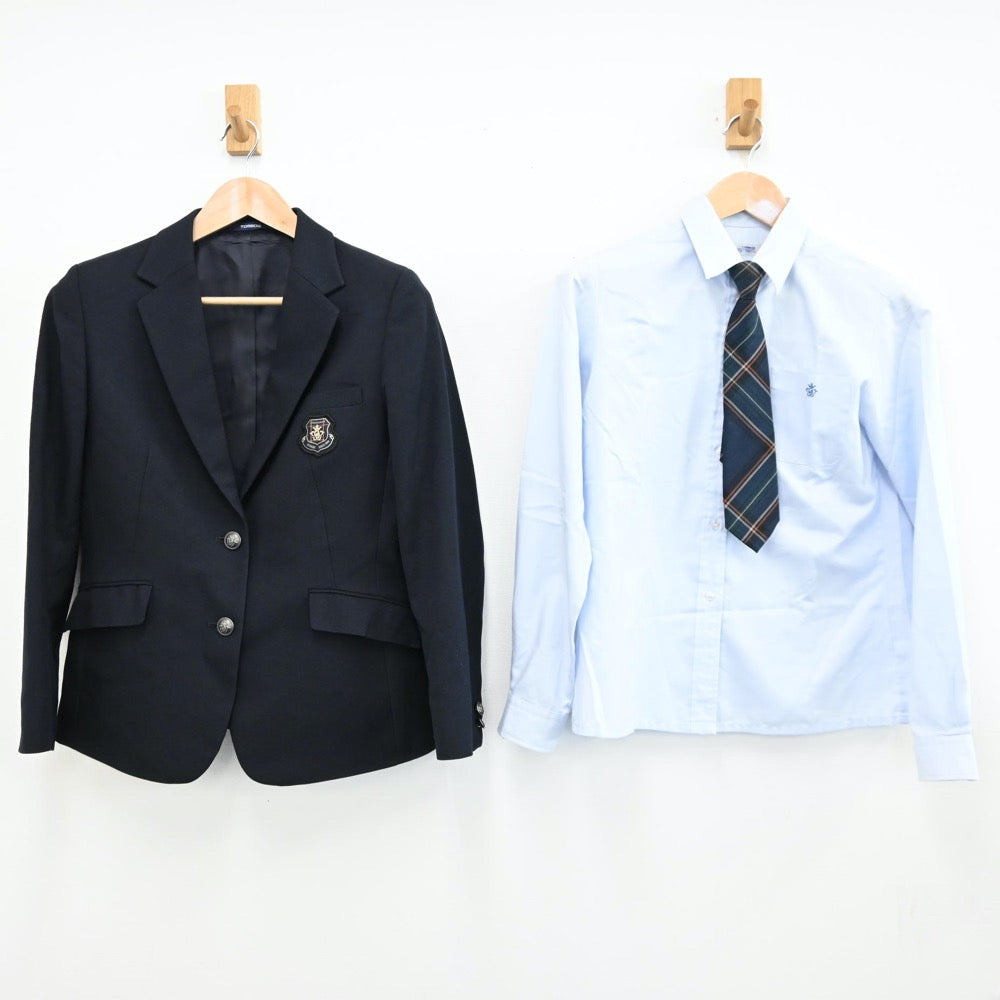 【中古】 ３５０　追手門学院大/世界思想社 中古制服】大阪府 追手門学院大手前高等学校 女子制服 5点