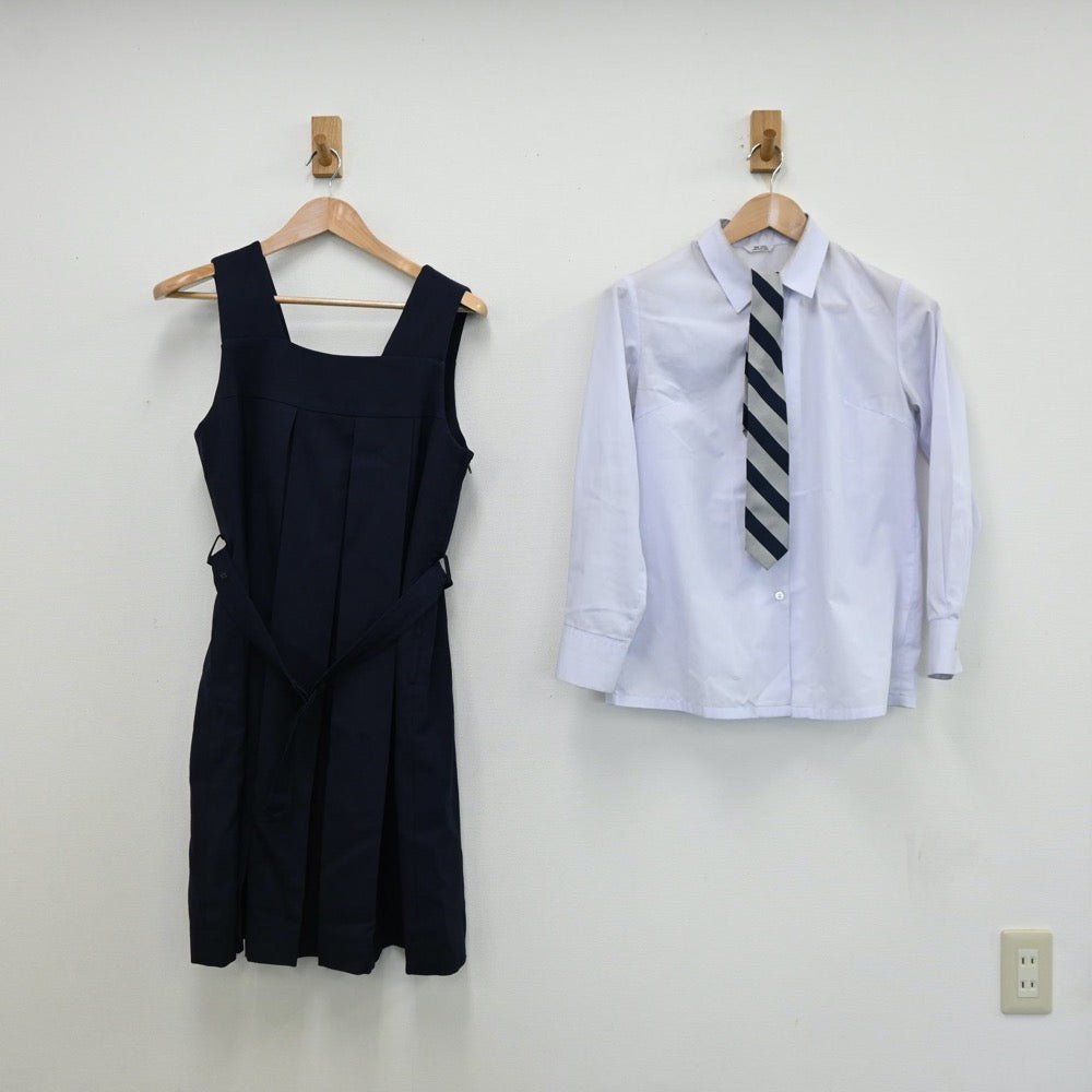 【中古】東京都 光塩女子学院 女子制服 4点（ブレザー・シャツ・ジャンパースカート）sf011459