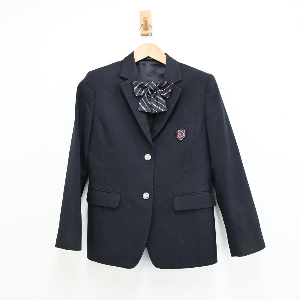 【中古】東京都 横山中学校 女子制服 2点（ブレザー・スカート）sf011495