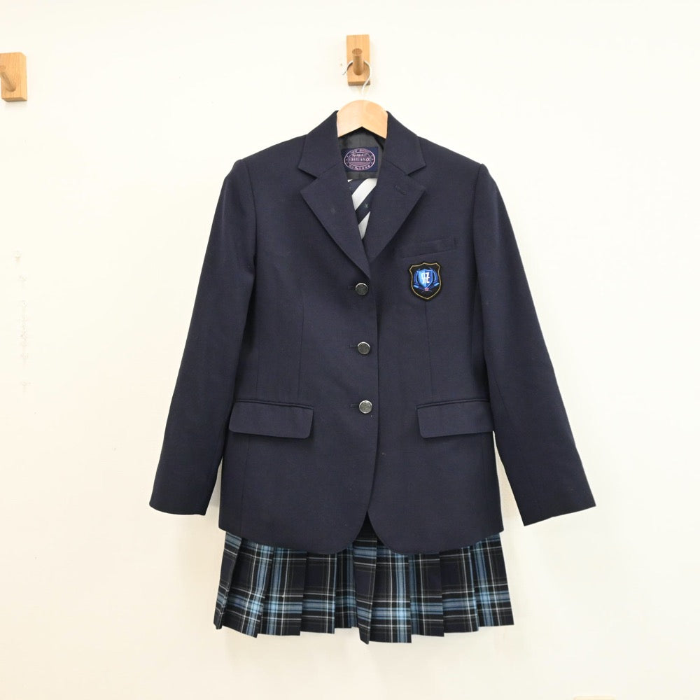 【中古】千葉県 あずさ第一高等学校 女子制服 4点（ブレザー・スカート）sf011497