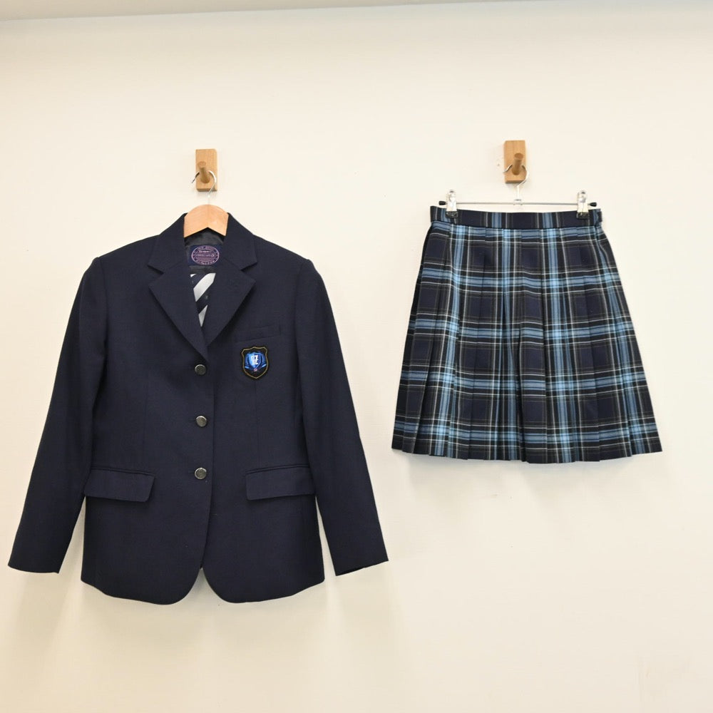 【中古】千葉県 あずさ第一高等学校 女子制服 4点（ブレザー・スカート）sf011497