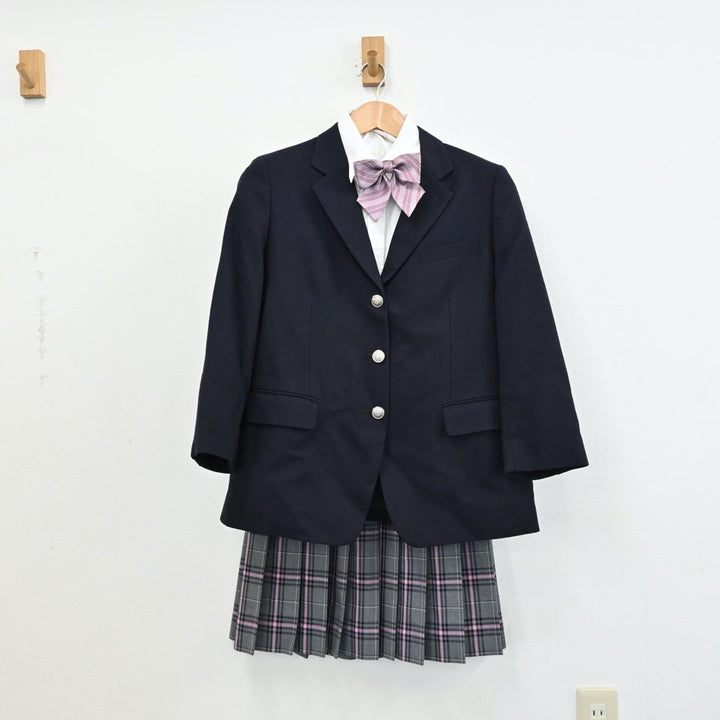 中古制服】京都府 クラーク記念国際高等学校 女子制服 6点（ブレザー・シャツ・スカート）sf011501【リサイクル学生服】 | 中古制服通販パレイド