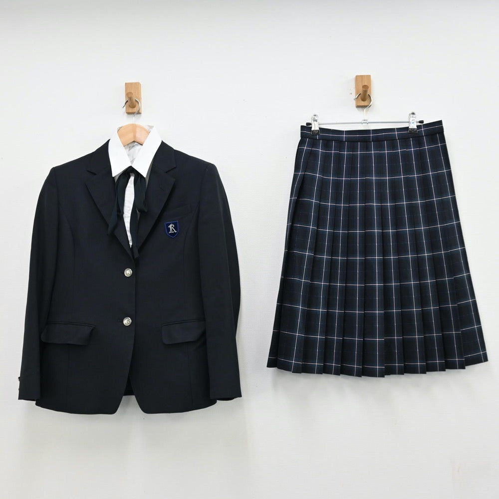 【中古】愛知県 啓成高等学校 女子制服 8点（ブレザー・シャツ・ニット・スカート）sf011514