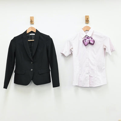 【中古】会社制服 事務服 5点 sf011550