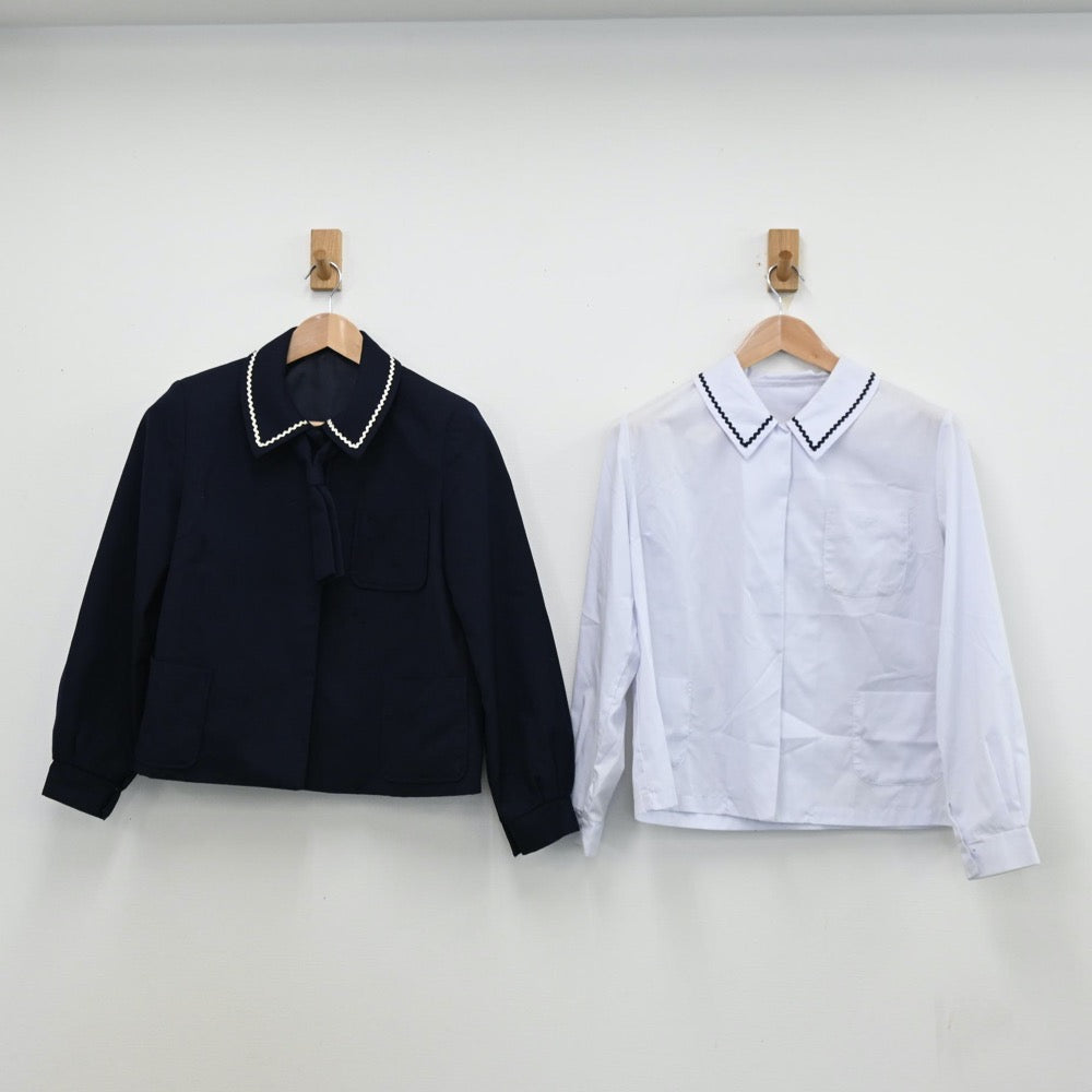 【中古】岩手県 第一中学校 女子制服 4点（ブレザー・シャツ・スカート）sf011563
