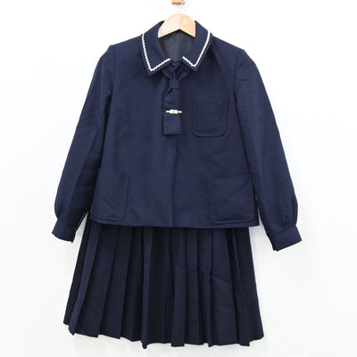 【中古】岩手県 第一中学校 女子制服 3点（ブレザー・スカート）sf011564