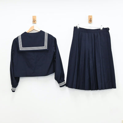 【中古】東京都 共立女子中学校 女子制服 3点（セーラー服・スカート）sf011579