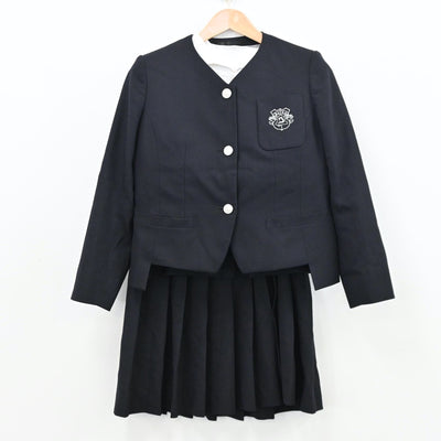 【中古】大阪府 梅花中学校 女子制服 5点（ブレザー・シャツ・ニット・スカート）sf011583