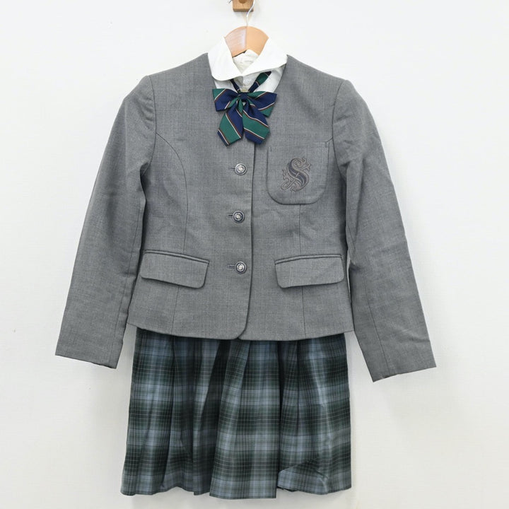 【中古制服】東京都 専修大学松戸中学校 女子制服 5点（ブレザー・シャツ・ベスト・スカート）sf011593【リサイクル学生服】 | 中古制服 通販パレイド