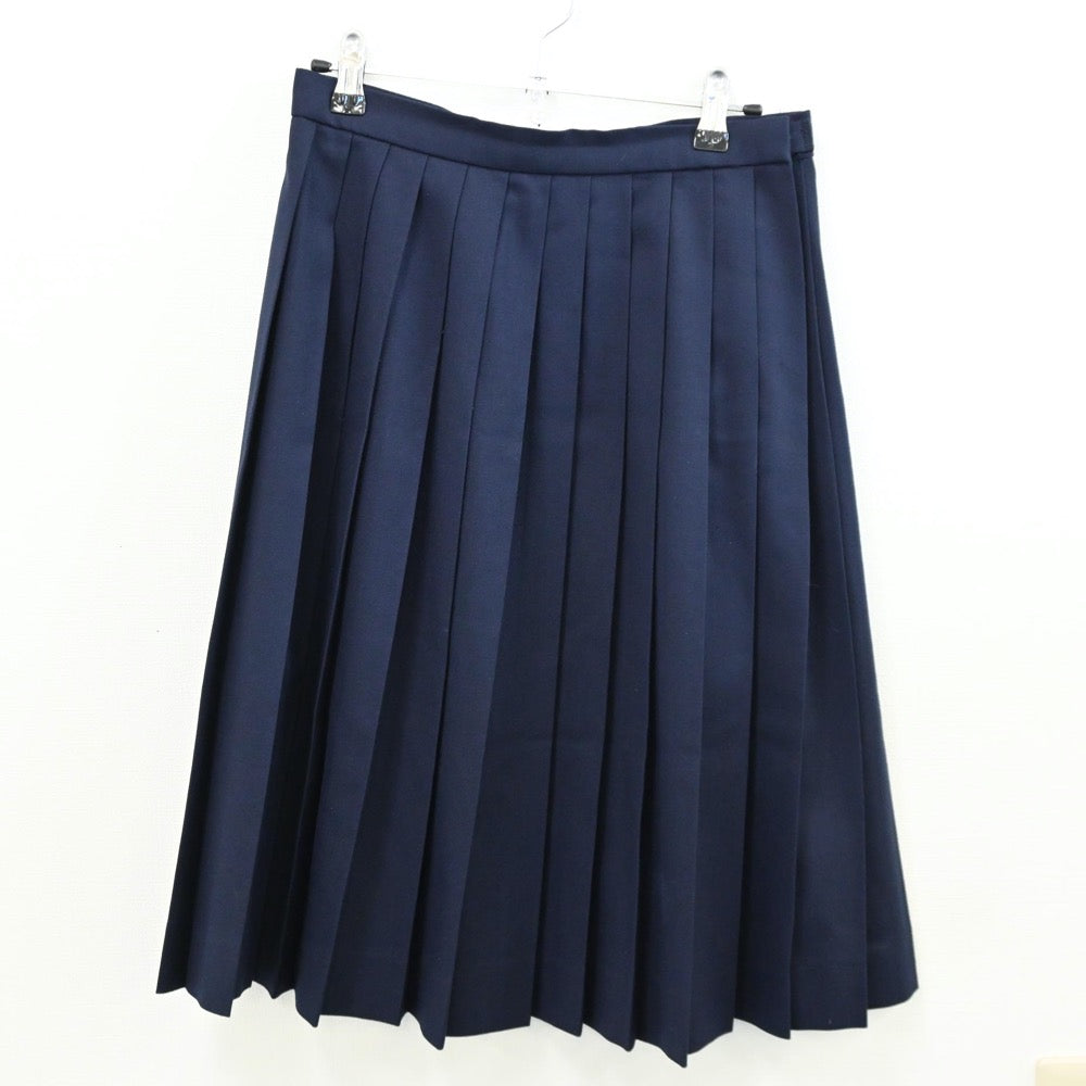 【中古】岐阜県 笠松中学校 女子制服 3点（セーラー服・スカート）sf011606